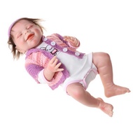 Perlengkapan Mainan Boneka Bayi Reborn Full Body Bahan Silikon