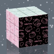 【SARA】hallokitty Cute 3x3 Puzzle Cube Peripheral Student Educational Creative Toy High-Value Stress