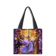 New Cartoon Encanto Girls Canvas Handbag Women Travel Shoulders Bag Anime Gift