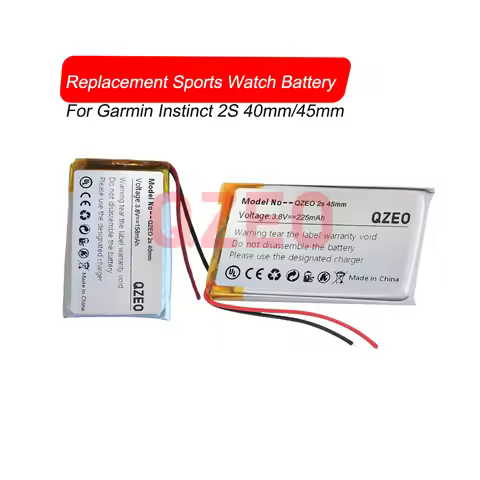 Replacement Sports Watch Battery For Garmin Instinct 2S 40mm 45mm