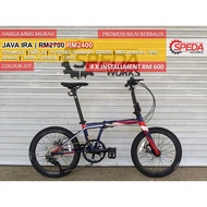 CHEAPEST FOLDING BIKE 20" JAVA IRA DEORE 10S