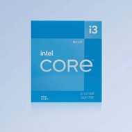 Intel Core I3-12100F I3 12100F 3.3 Ghz 4-Core 8-Thread CPU Processor Intel 7 L3=12M 60W LGA 1700 Sealed New And With Cooler