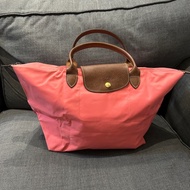 Longchamp 玫瑰粉 粉紅色 手提包