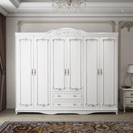 Eropah almari baju moden lima atau enam pintu putih sewa rumah perlindungan alam sekitar tiga pintu kayu bilik tidur almari pakaian