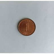 Malaysia Old Coins Collection - Malaysia 1 Sen 1985 - Bangunan Parlimen / Parliament Building