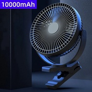 10000mAh Battery Home Appliances Electric Table Fan Air Cooling Ventilato USB Rechargeable Portbale Outdoor Camping Clip Fan