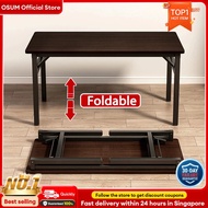 【NO Installation】 Folding Table Computer Table Foldable Banquet Table Buffet Folding Table Dining Ta