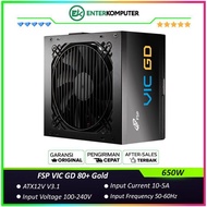 FSP VIC GD 650W ATX3.1 80+ Gold Embossed Cable Power Supply - PSU 650 Watt 80+ Gold