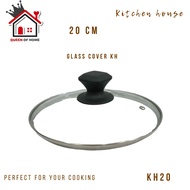 Kh 20cm Tempered Glass Pot Lid Anti-Scratch Crock Pot Lid