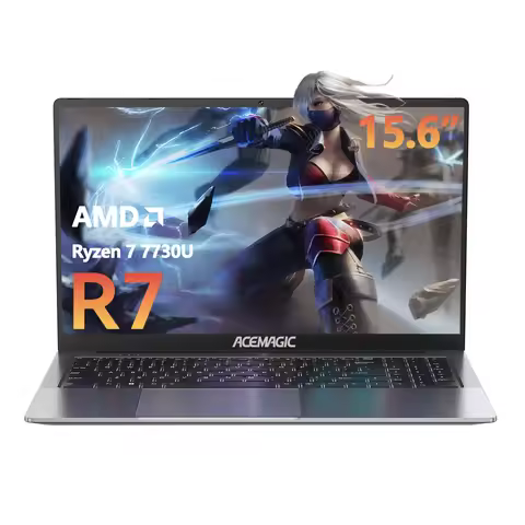 ACEMAGIC Laptop 15.6inch FHD Laptop AMD Ryzen 7 7730U 16GB RAM 512GB SSD Windows 11 Pro Notebook 180