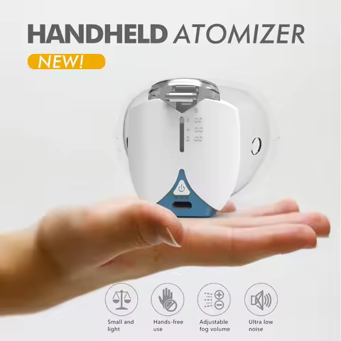 Mini Portable Nebulizer Silent Handheld Inhaler Ultrasonic Nebulizer Medical Grade Atomizer Baby Kid