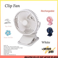 Y10 Clip Fan Desktop Clip Fan Portable USB Charging Desktop Table Electric Fans Rechargeable Baby Car Fan Outdoor Office