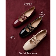 Lyden Mary Jane Bow and Jane Series Flats - Classic Black//Maroon//Beige