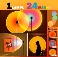 [ YM ACC ] Sunset Lamp / Lampu Sunset LED / Lampu Efek Matahari / LED Sunset Lamp