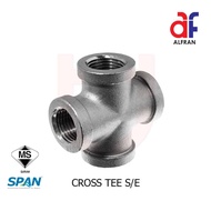 ALFRAN 304 Stainless Steel Cross Tee S/E (32MM~80MM)