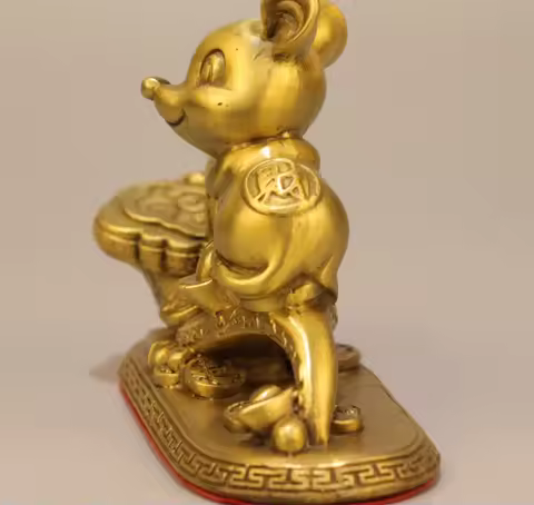 peace and good luck mouse ornament, Mickey Mouse brings wealth and good luck mouse home decoration