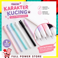 FPS Cute Meow Cat Character Pen Cute Gel Character Pen Gel Pen Cute Pen
