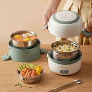 A-T💗Bear Electric Lunch Box Heating Insulation Plug-in Three-Layer Cooking Belt Rice Cooker Barrels Fabulous Dishes Heat