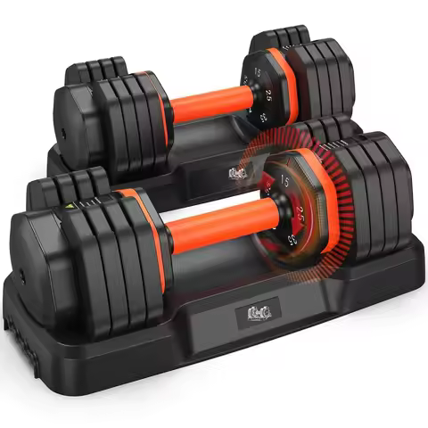 Adjustable Dumbbell Set of 2, 110LB/50LB Weights Dumbbell Set for Home Gym Exercise & Fitness, Fast 