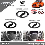 Vemart perodua myvi ezi  2005-2010 car steering logo emblem pnp accessories