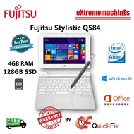 Fujitsu Stylistic Q584 Quad Core Processor 4G (LTE) 2 in 1 Tablet  with Stylus Pen Win 10 Pro 3MW
