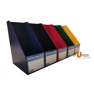 PVC Magazine Box File / A4 File / Magazine Holder / Rak Buku / Book Stand / File Folder /6-412