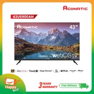 Aconatic ทีวี 43 นิ้ว LED 4K HDR WebOS TV (Wee 2.2) รุ่น 43US900AN Smart TV สมาร์ททีวี ระะบบปฏิบัติก