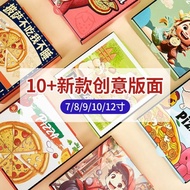 ♞,♘Commercial Corrugated Pizza Box Aluminum-plated Pizza Pizza Takeout Tin Foil Disposable Packaging