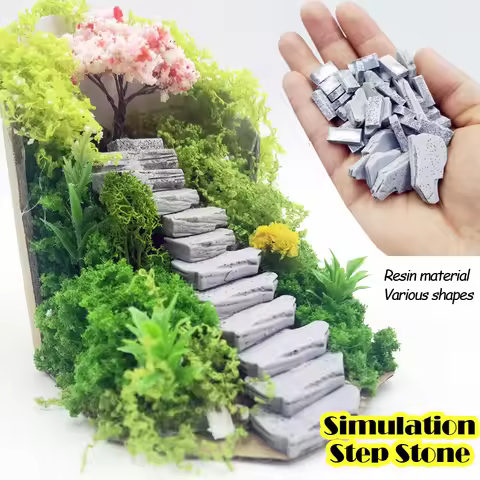 FunTrying landscape miniature step stone model landscape sand table simulation DIY material small st