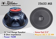 Speaker komponen BlackSpider 15600 MB component Black spider 15 inch