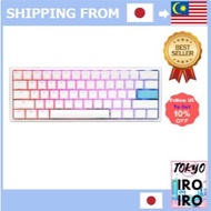 [Used Good condition] Ducky One 2 Mini Pure White - RGB LED 60% Double Shot PBT Mechanical Keyboard 