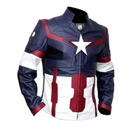 Captain america synthetic leather jacket