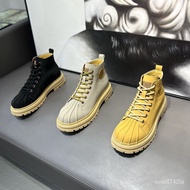 ZZLeather Shoes Men's Young Men's Dr. Martens Boots Men's Shell Toe Retro Style High-Top Shoes Men's Dr. Martens Boots