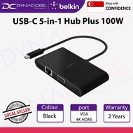 BELKIN AVC004BTBK USB-C MULTIMEDIA + CHARGE ADAPTER (100W)