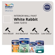 Dulux Wall/Door/Wood Paint - White Rabbit (50RR 72/010) (Ambiance All/Pentalite/Wash &amp; Wear/Better Living)