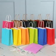 YH124Kraft Colour Paper Gift | Party DIY Goodie Bag [Size L15cmxW8cmxH21cm] (1 pc)