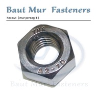 Mur HEX DRAT KIRI M12 Stainless 304