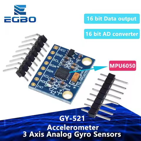 1~10PCS EGBO GY-521 GY521 MPU 6050 MPU6050 MPU 6050 Module 3 Axis Analog Gyro Sensor + Accelerometer