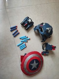 Nerf美國隊長頭盔和盾牌