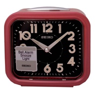 [Powermatic] Seiko QHK023R QHK023RN Lumibrite Black Dial Table Alarm Clock