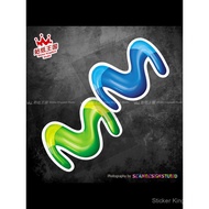 Yamaha Fleet Sponsor movistar R1R3R6R7 Motorcycle Modified Decorative Reflective Sticker 13