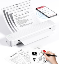 Phomemo P831 Portable Printer Wireless for TravelBluetooth Thermal Transfer Printer 300DPI Inkless P