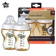 Tommee Tippee Closer To Nature Feeding Bottle Wide Neck PPSU 260ml/9oz 2-Pack