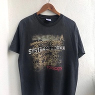 Grab It  Vintage Early 00s SOAD System 0f A Down Toxicity 2001 Nu Metal Music Band T Shirt