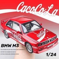 1:24 Scale BMW M3 Cola Alloy Car Model Diecast Car Toys for Boys Birthday Gift Kids Toys Car Collect