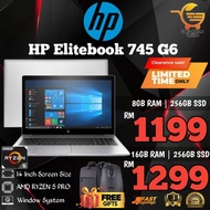 HP Elitebook 745 G6 AMD RYZEN 5 PRO  / 8GB RAM / 256GB SSD