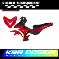 TRANSPARENT STRIPING STICKER JUPITER MX KING DIASIL TRANSPARENT STICKER VIRAL CUSTOM kbr Design