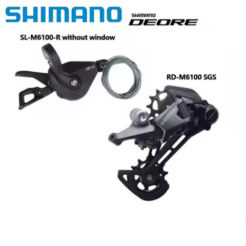 Shimano DEORE M6100 Shifter Rear Derailleur 12s Shifter Lever Rear Derailleur SL M6100 Spec EV RD M6