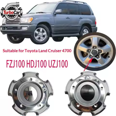 4Pcs Hubcap Cover Wheel Center Caps For Toyota Land Cruiser FZJ100 HDJ100 UZJ100 Car Exterior Access