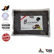 500g 100% Pure Sarawak Black Pepper Peppercorn Vacumm Pack / Berry / Lada Hitam Biji / 砂拉越纯真黑胡椒粒 真空包装 - OriSpice
